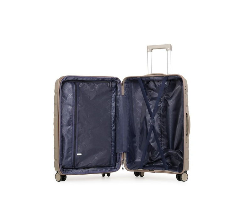 3-teilig Kofferset Reisekoffer Beige