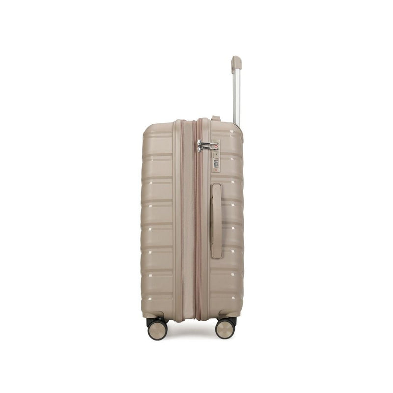 3-teilig Kofferset Reisekoffer Beige