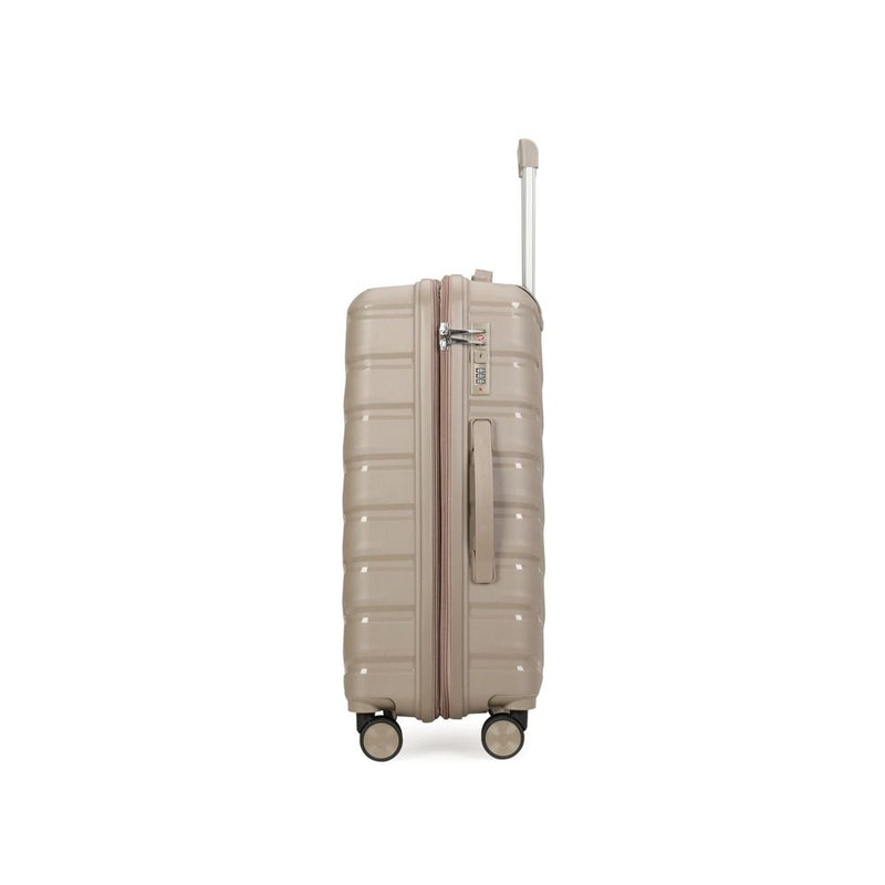 3-teilig Kofferset Reisekoffer Beige