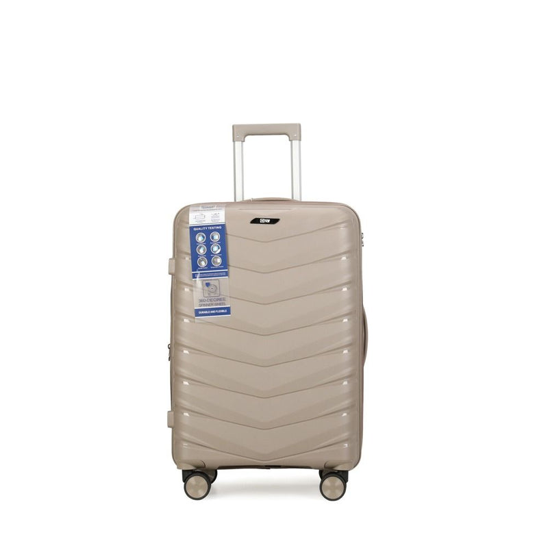 3-teilig Kofferset Reisekoffer Beige