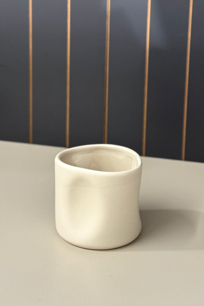 2er Set Alure Matt Cream Keramiktasse