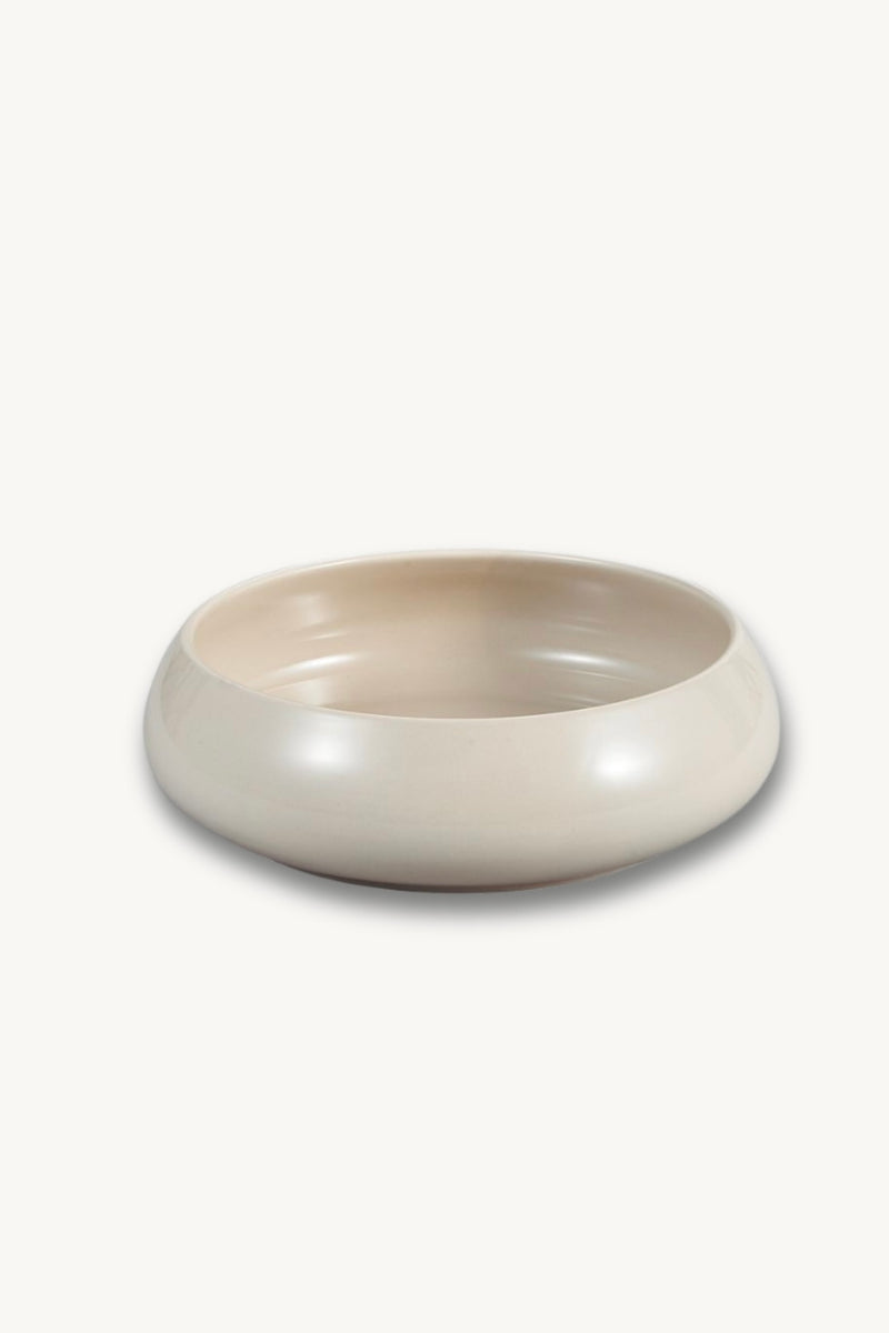 Bondy Beige Porzellan Salatschüssel 23,8cm