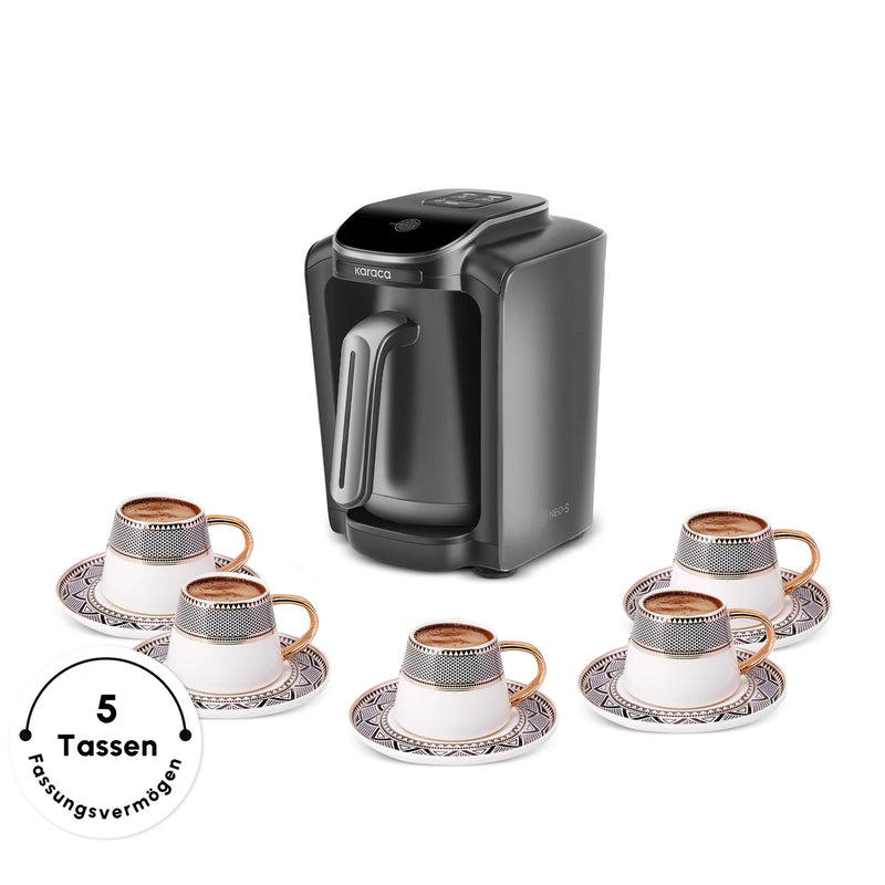 Karaca Hatır Neo S Mokkakocher mit Milchfunktion SPACE GRAY