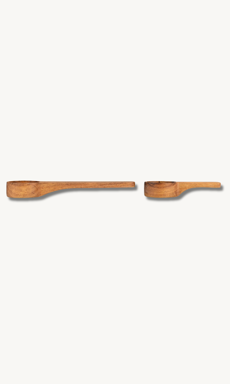 Messlöffel Set aus Akazie 2-teilig
