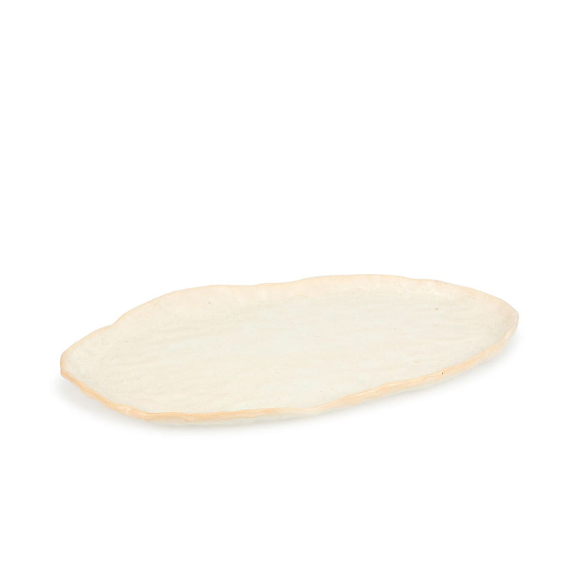 Beige Nomad Servierschale 39x23,5cm