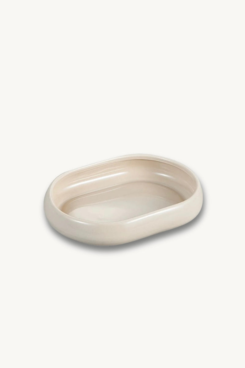 Bondy Beige Porzellan Servierschüssel 13,9cm