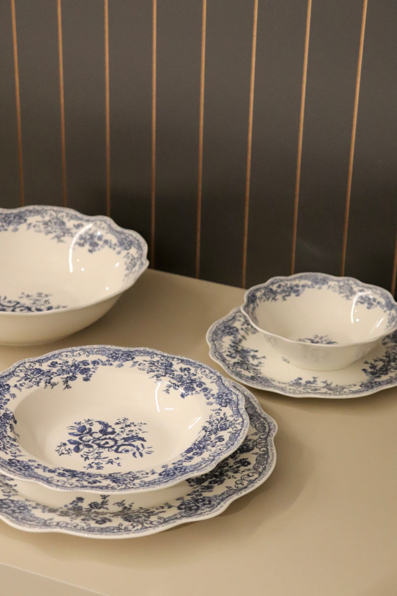Vintage Blue  25 teiliges Tafelservice für 6 Personen