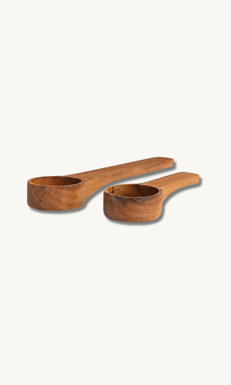 Messlöffel Set aus Akazie 2-teilig