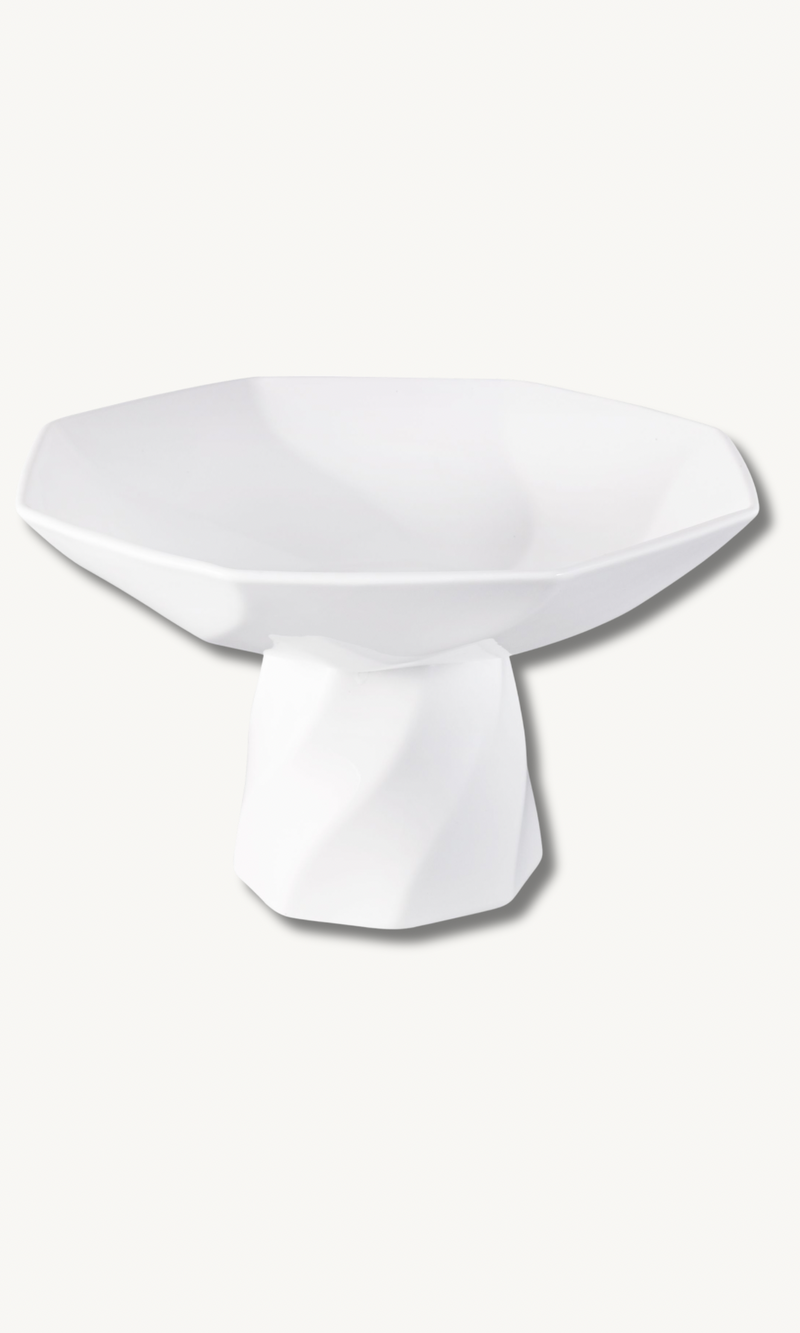 Imera White Obstschale auf Fuß 26,5cm