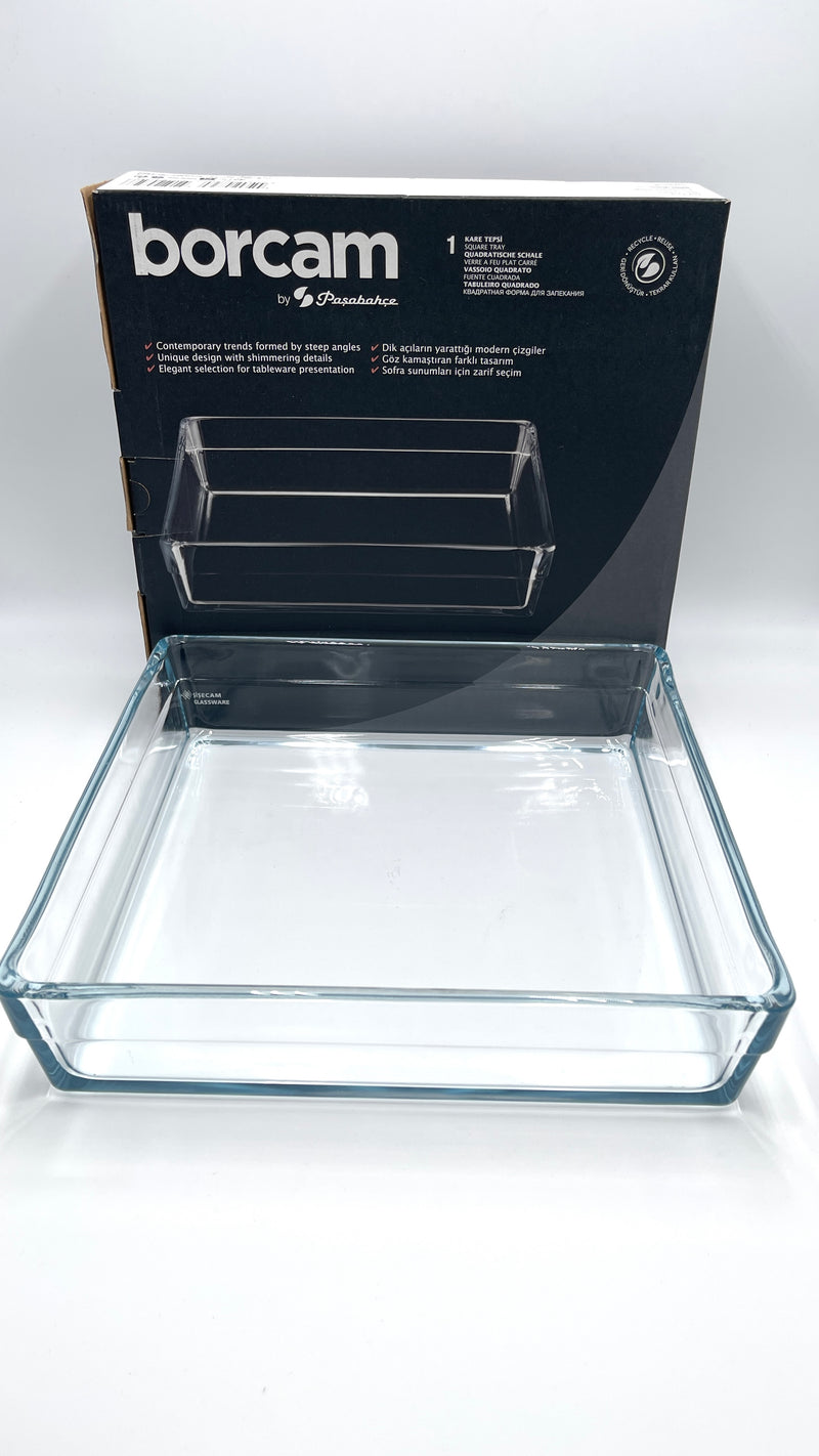 Pasabahce Borcam Premium Auflaufform Quadratisch Groß