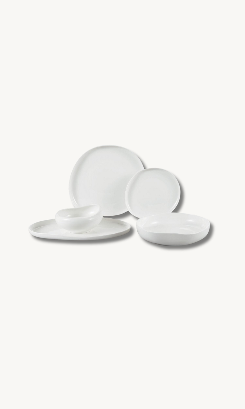 Barles Weiss 25 teiliges Tafelservice für 6 Personen