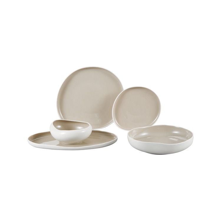 Barles Beige 25 teiliges Tafelservice für 6 Personen