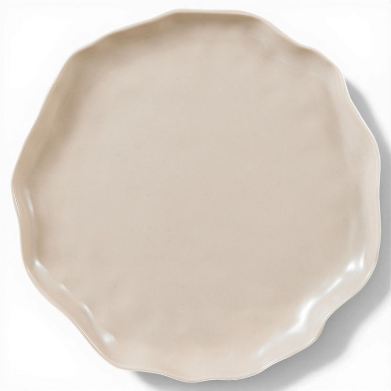 Angles Beige 27 teiliges Tafelservice für 6 Personen