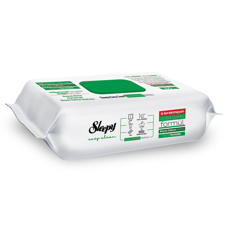 6x 100 Tücher  Sleepy Easy Clean Oberflächenreinigungstücher GRÜN