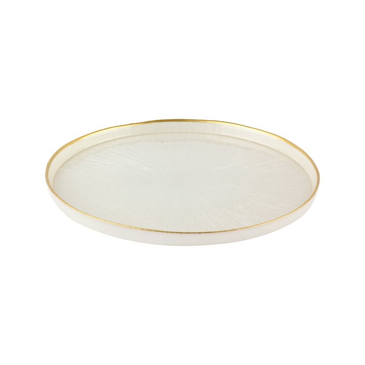 Rexy Weiss-Gold Servierteller 28cm