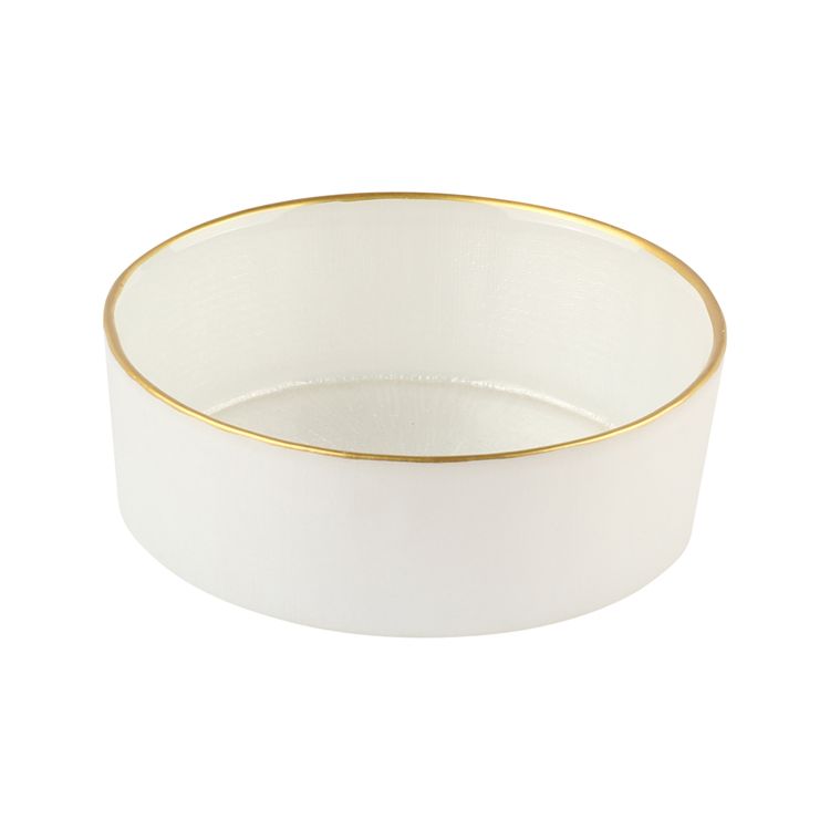 Rexy Weiss-Gold Schüssel 12cm 6 teilig