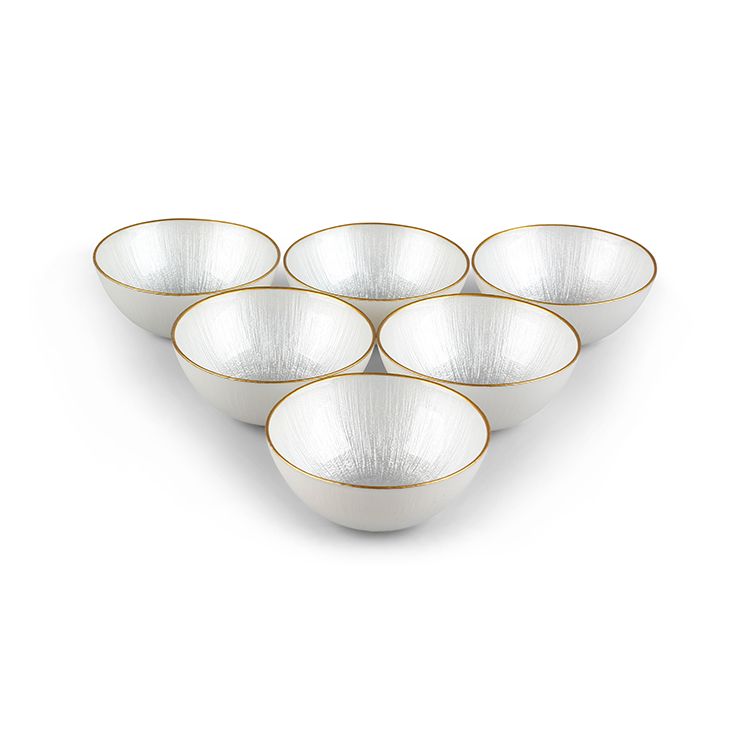 Rexy Weiss-Gold Schüssel 15cm