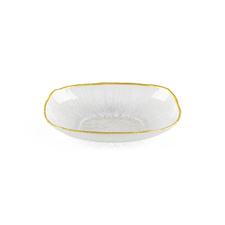Rexy Transparent-Gold Servierschale 20cm