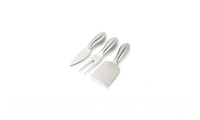 Fromage Käsemesser Set 3-teilig silber